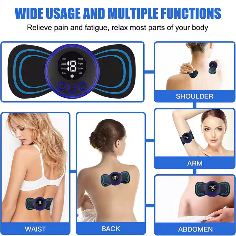 Reusable EMS Bioelectric Acupoints Massager Pad