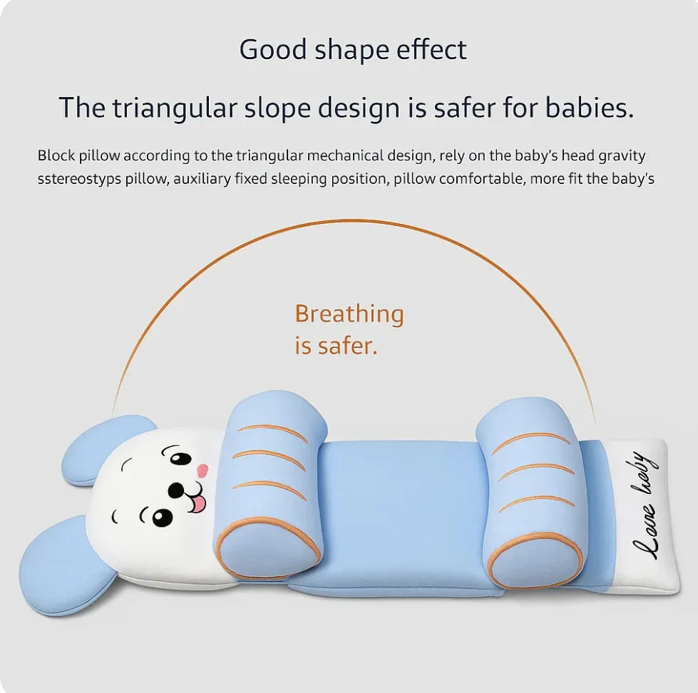 Baby Shaping Head Support Pillow - Assorted Colour