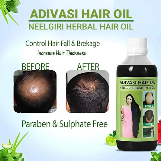 Adivasi Nilgeri Herbal Hair Oil 125ML (Pack of 2)