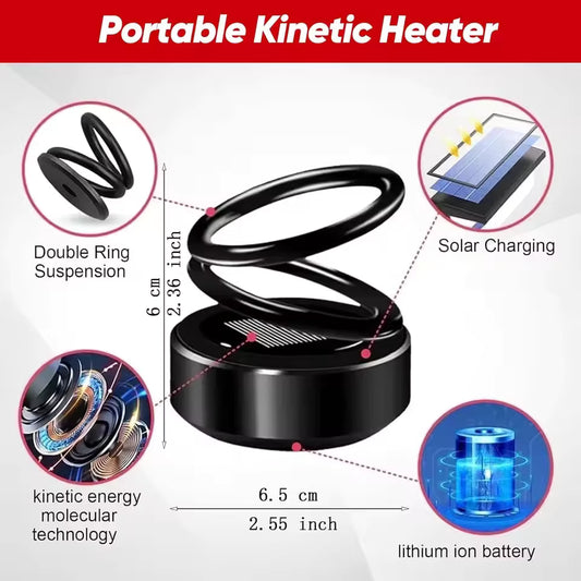 Car/Room Air Freshener- Solar Power Rotating Perfume