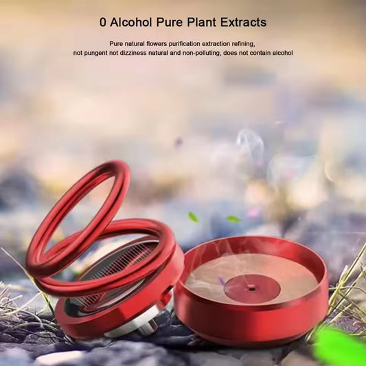 Car/Room Air Freshener- Solar Power Rotating Perfume