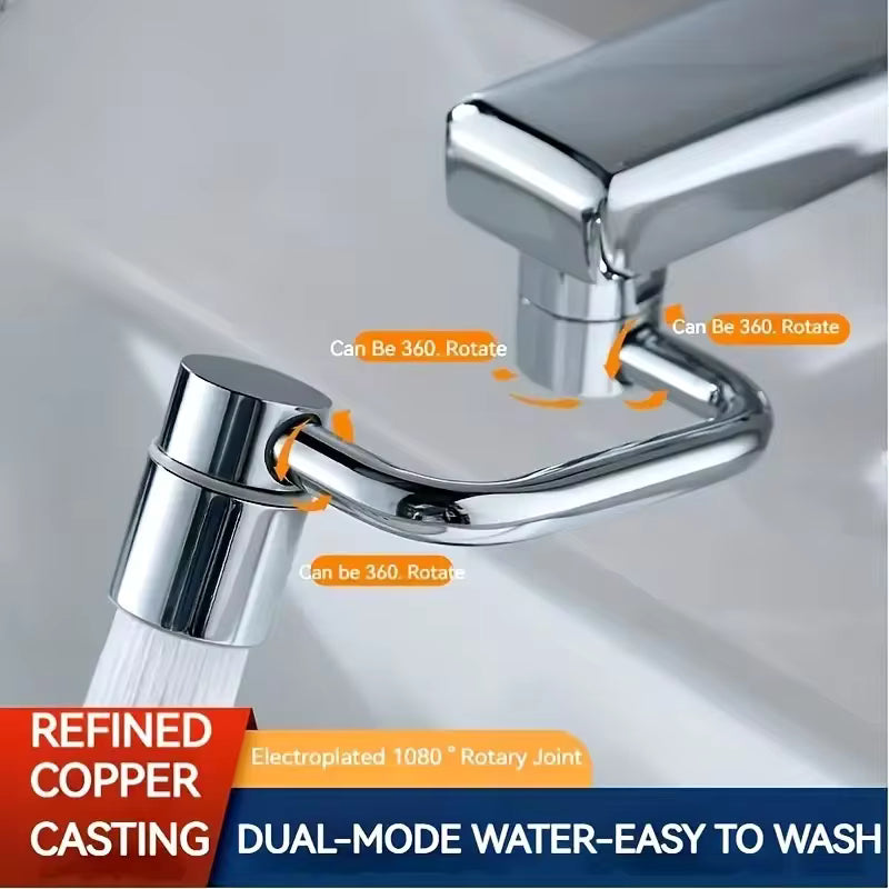 Universal Rotating Faucet Extender
